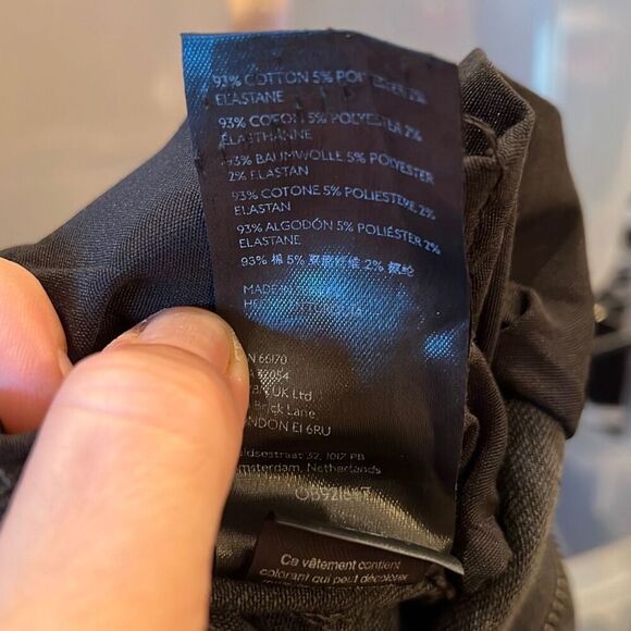 Free People We The Free Women's Black Raw High-Rise Jegging Zip Fly Skinny Jeans - Picture 9 of 12